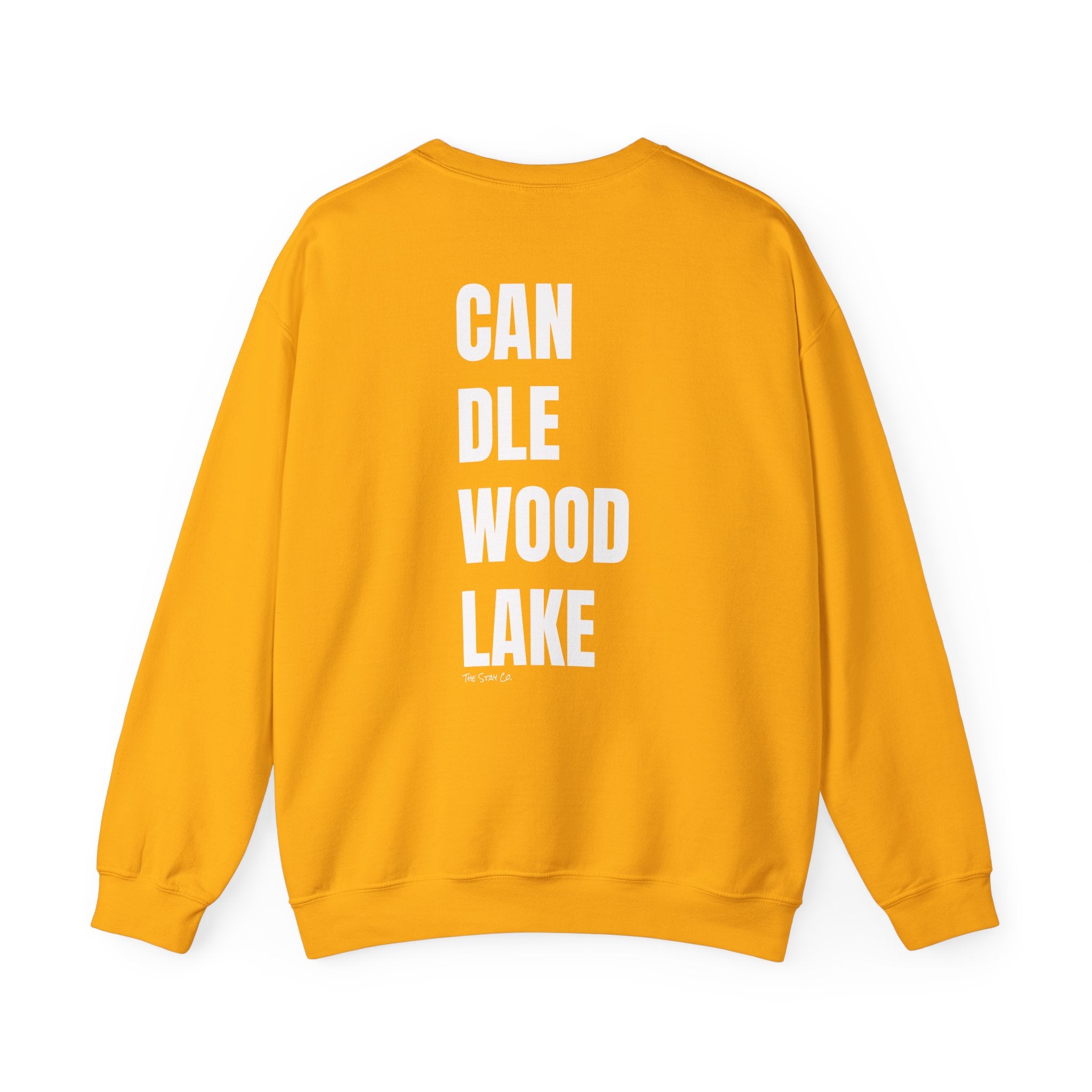 Catch Me at Candlewood Lake Crewneck (White Text)