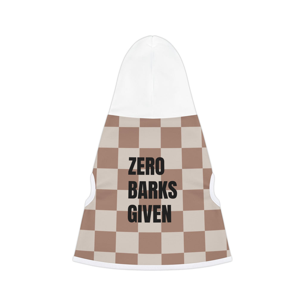 Dog Hoodie- "Zero Barks Given" Stylish Dog Apparel, Cute Pet Clothing, Fashionable Canine Hoodie, Dog Lover Gift, Pet Birthday Outfit