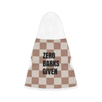 Dog Hoodie- "Zero Barks Given" Stylish Dog Apparel, Cute Pet Clothing, Fashionable Canine Hoodie, Dog Lover Gift, Pet Birthday Outfit