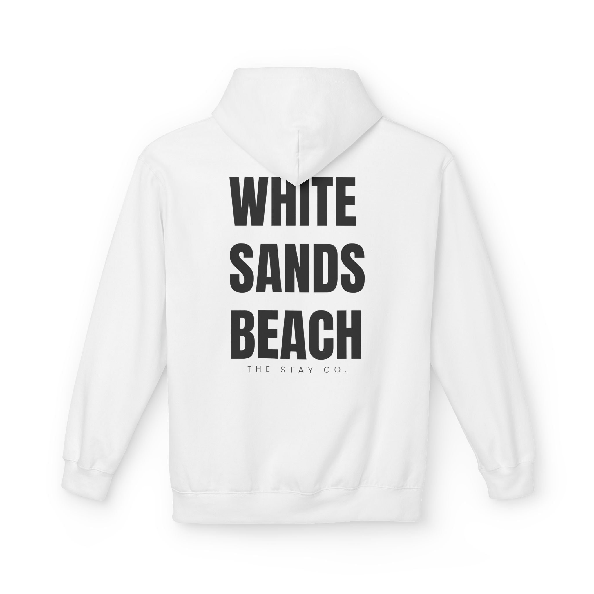 Adult- "Out Of Office" (Front) "White Sands Beach" (Back) - Hoodie