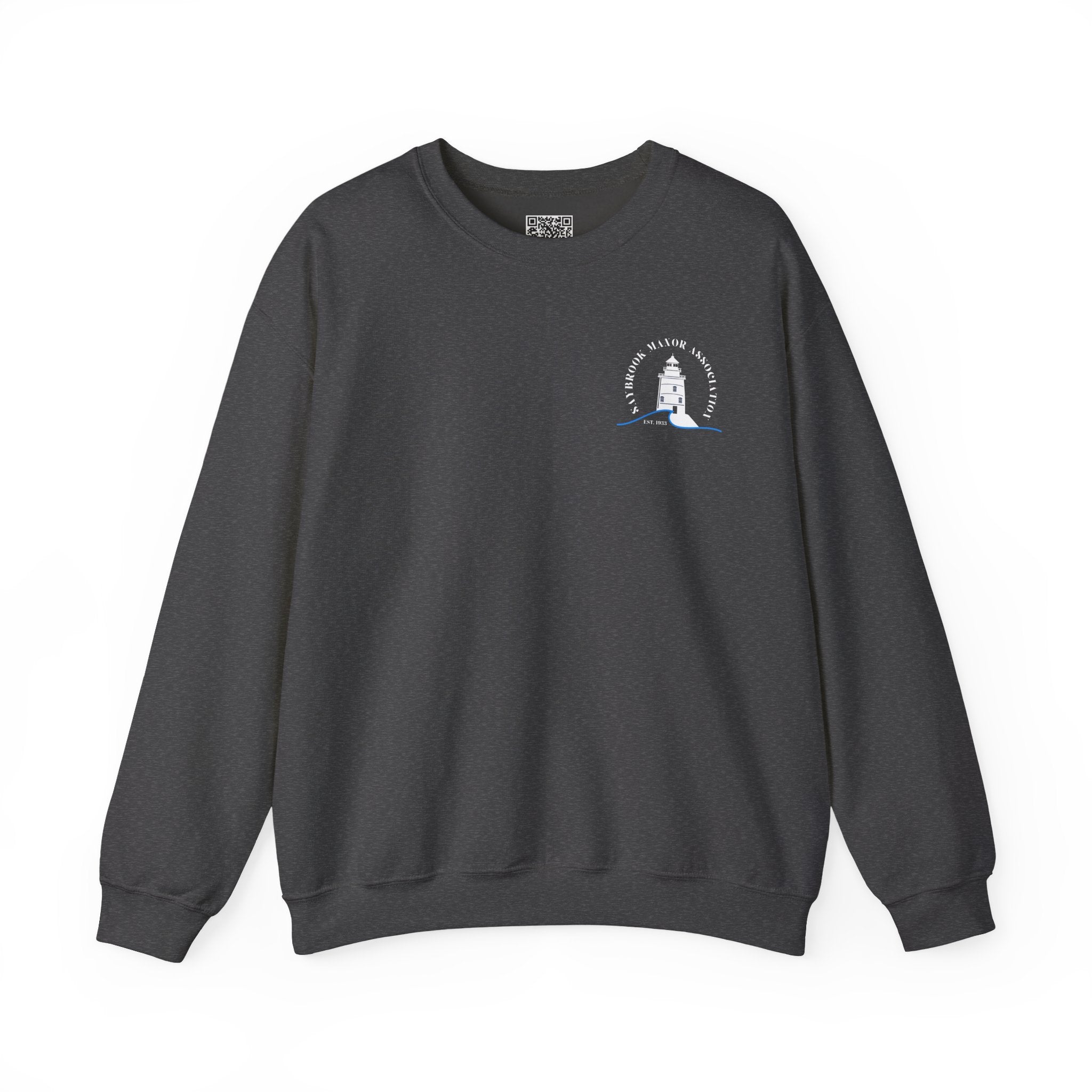 Adult- Old Saybrook Crewneck Sweatshirt With Association Logo On Front