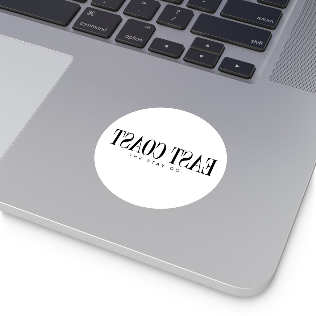 East Coast Round Stickers