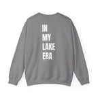 Adult- "Born for this"- (Front)  "In My Lake Era" (Back)- White Writing- Unisex Crewneck Sweatshirt