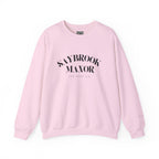 Adult Crewneck-Saybrook Manor with Logo on Back- Black Writing