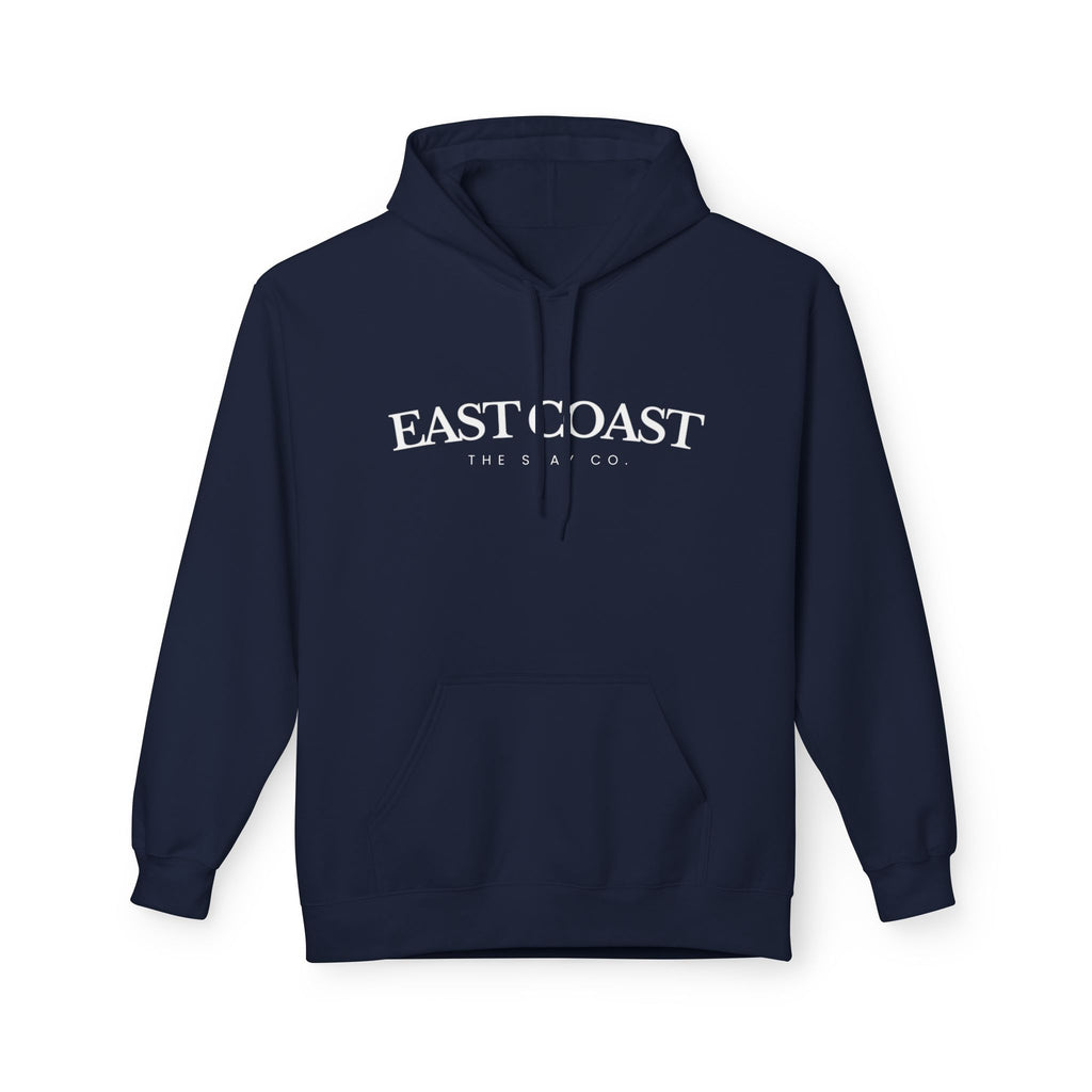 Adult-East Coast - White Writing Hoodie
