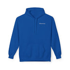 Adult- "Old Saybrook" (Front) Old Saybrook Light House (Back) - White Writing Hoodie