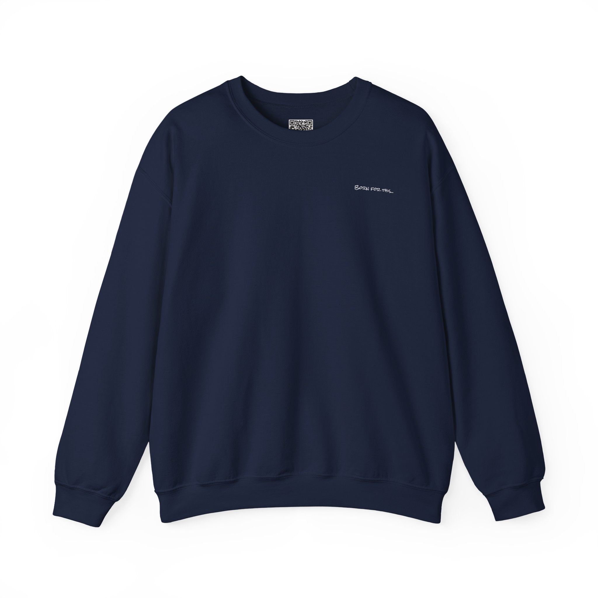 Adult- "Born for this"- (Front)  "In My Lake Era" (Back)- White Writing- Unisex Crewneck Sweatshirt