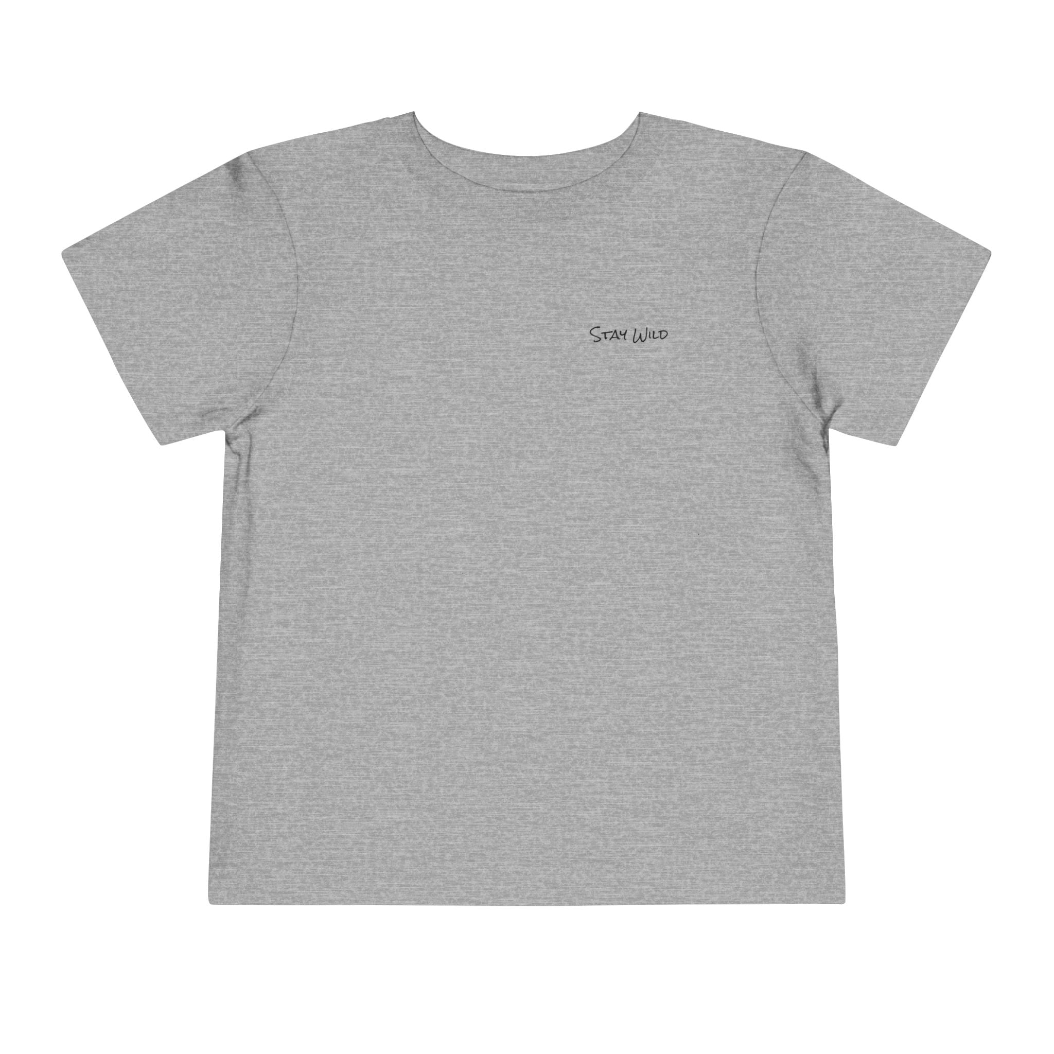 Toddler (2T-5T)- "Stay Wild" (Front) "Walk. Run. Wakeboard." (Back) -Short Sleeve Tee