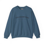Adult- "The Hamptons" - Black Writing- Crewneck Sweatshirt