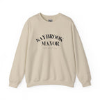 Adult Crewneck-Saybrook Manor with Logo on Back- Black Writing