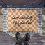 Doormat "Don't Be Salty, Wipe Your Feet"-Welcome Mat for Home, Entryway Decor, Housewarming Gift, Fall Decor, Everyday Welcome