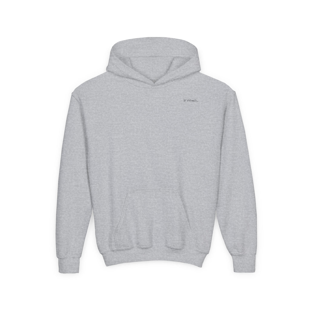 Youth- If Found (Front) -Just Add Water (Back) -Hooded Sweatshirt - Cozy and Fun for Water Kids
