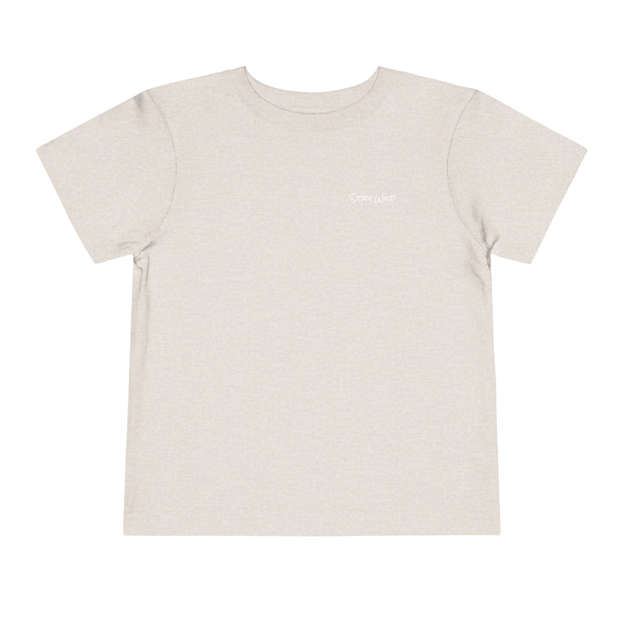Toddler - "Stay Wild" (Front) - "Stay Wild Lake Child" (Back) -Short Sleeve Tee