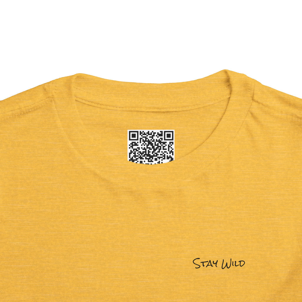 Toddler (2T-5T)- "Stay Wild" (Front) "Walk. Run. Wakeboard." (Back) -Short Sleeve Tee