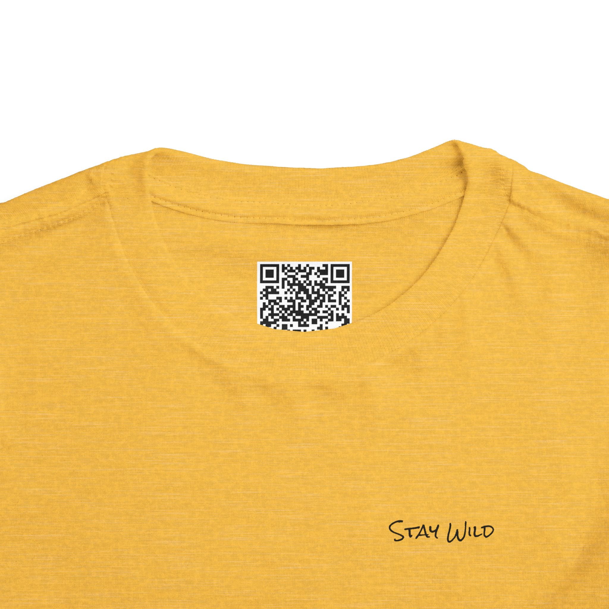 Toddler (2T-5T)- "Stay Wild" (Front) "Walk. Run. Wakeboard." (Back) -Short Sleeve Tee