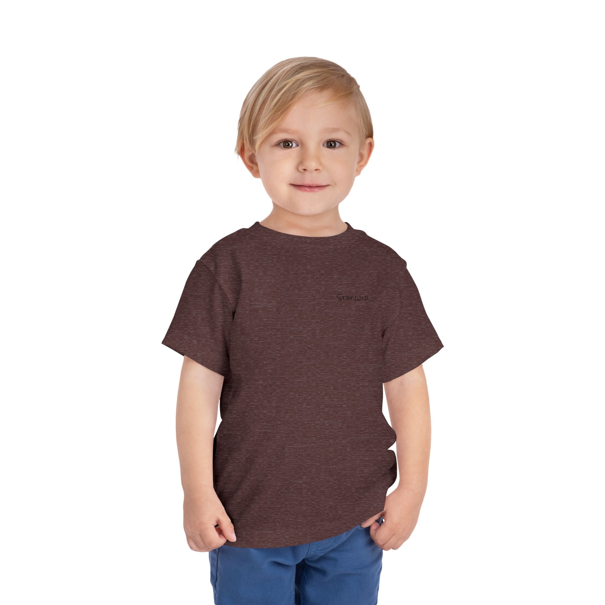 Toddler (2T-5T)- "Stay Wild" (Front) "Walk. Run. Wakeboard." (Back) -Short Sleeve Tee