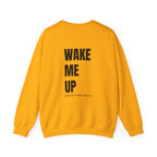 Adult- Teacher Crew Neck " Do Not Disturb" (Front)  "Wake Me Up- When September Begins" (Back) -Crewneck Sweatshirt, Cozy Fall Apparel, Unisex Gift, Casual Style, September Vibes, Seasonal Fashion