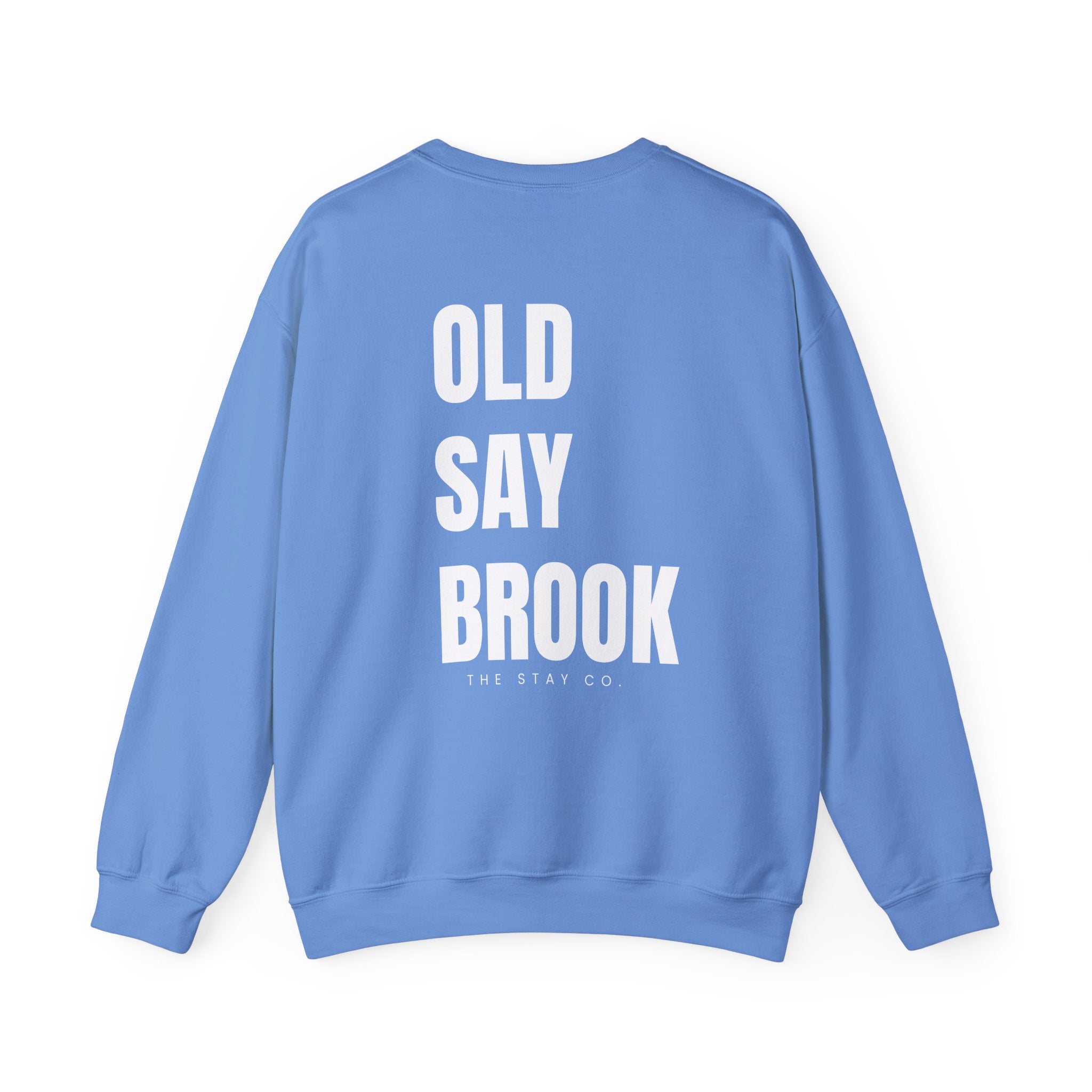 Adult- Old Saybrook Crewneck Sweatshirt With Association Logo On Front