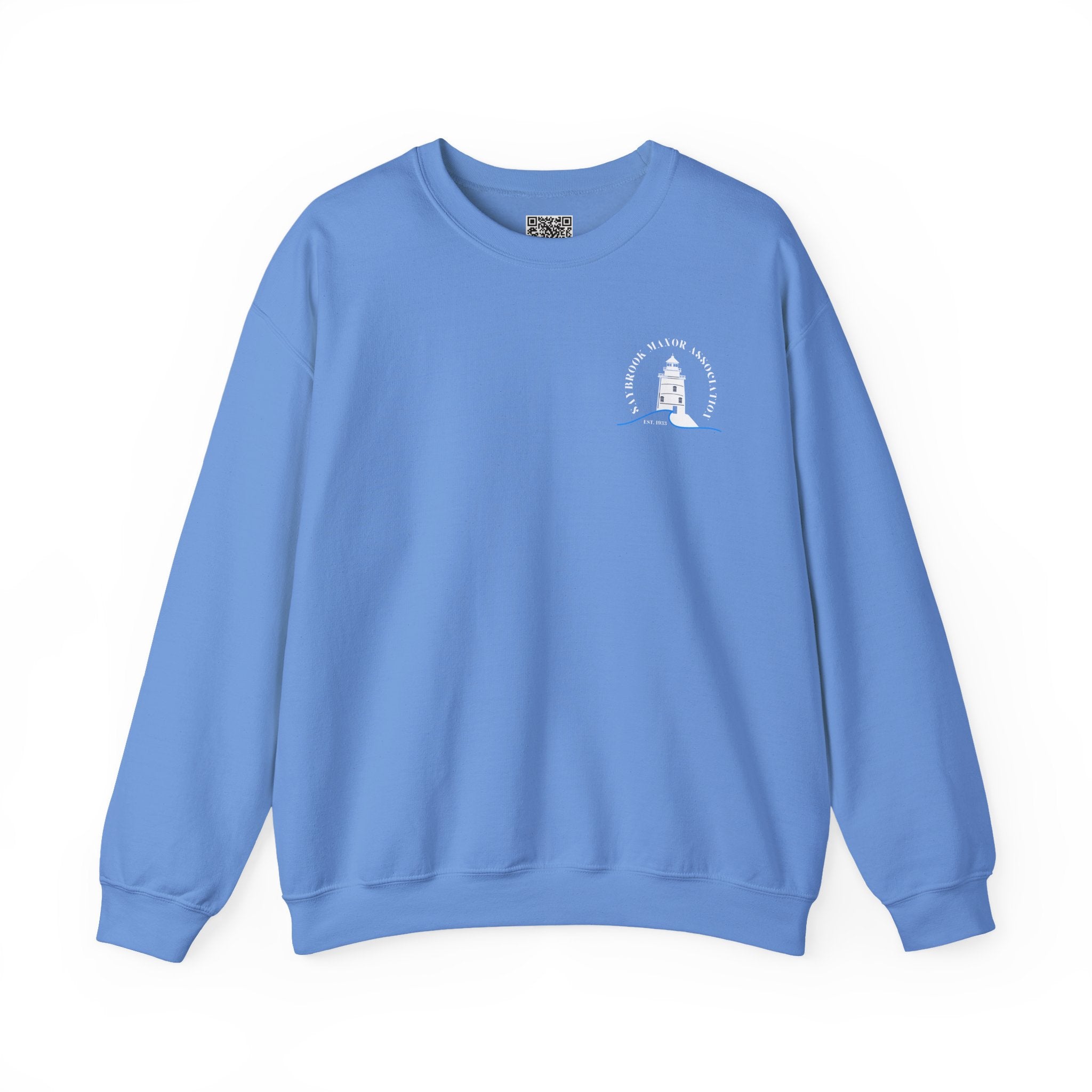 Adult- Old Saybrook Crewneck Sweatshirt With Association Logo On Front