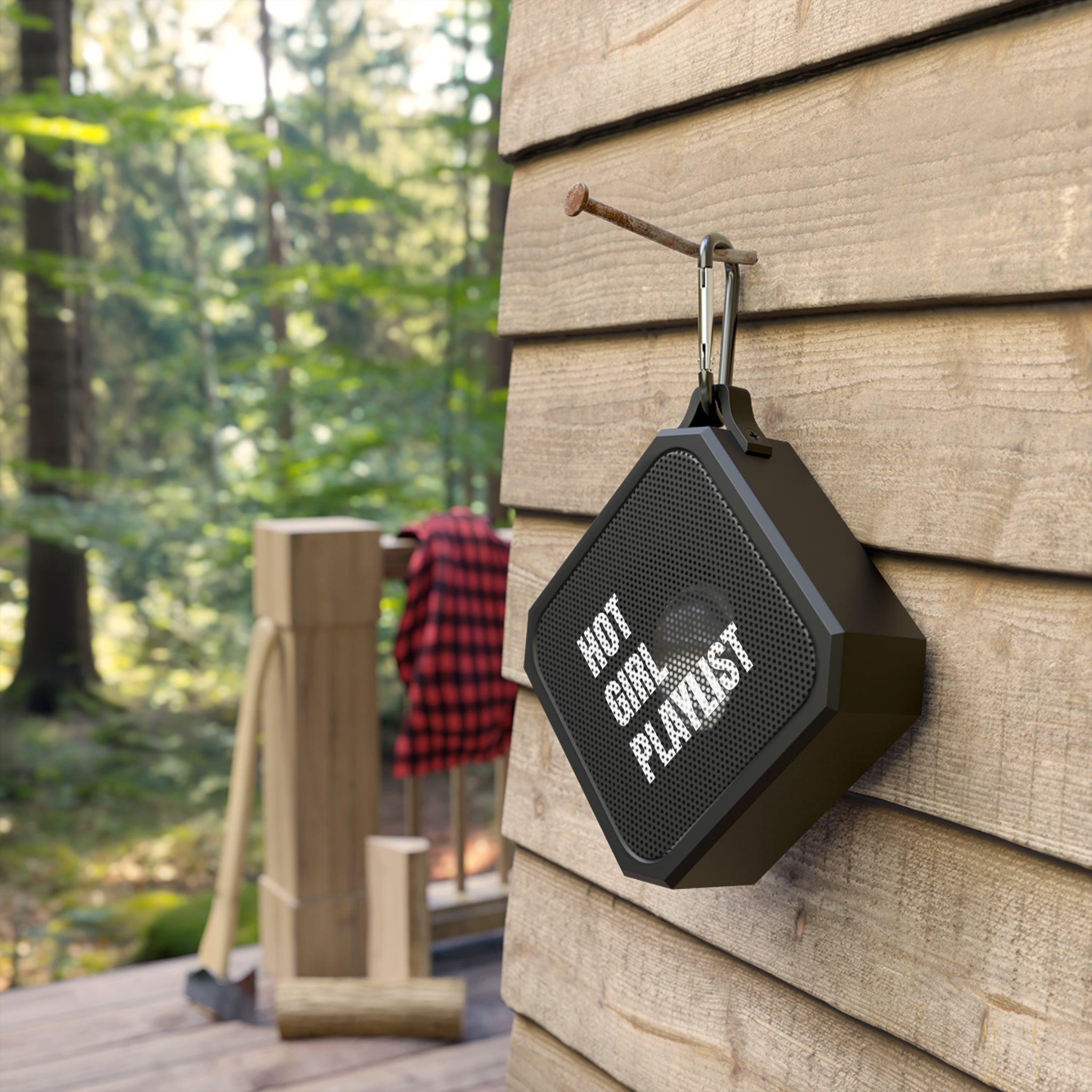"Hot Girl Playlist" -Outdoor Bluetooth Speaker, Bachelorettes, Girls Trips, Portable Speaker, Waterproof Speaker, Music on the Go, Gift for Music Lovers