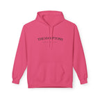Adult-The Hamptons - Black Writing Hoodie