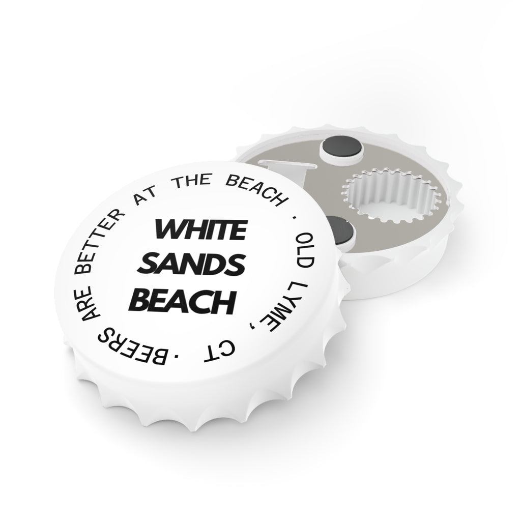 Bottle Opener and Magnet "Beers Are Better At The Beach"- Summer Party Accessory, Unique Gift for Beer Lovers, Coastal Decor, Perfect for BBQs and Celebrations