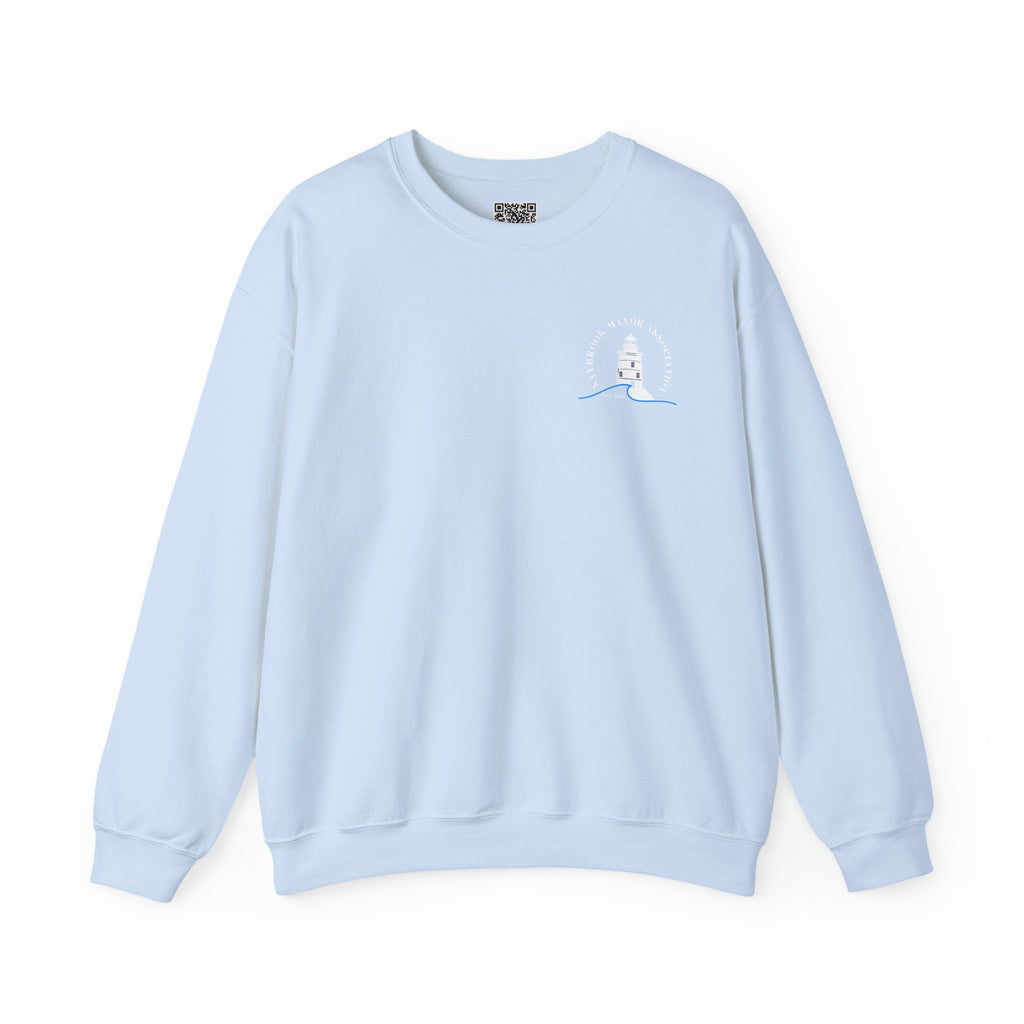 Adult- Old Saybrook Crewneck Sweatshirt With Association Logo On Front