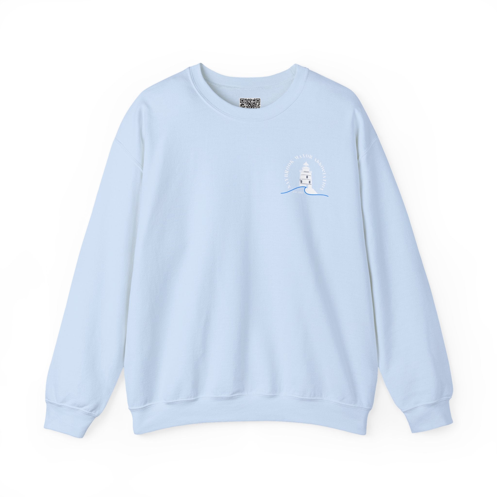 Adult- Old Saybrook Crewneck Sweatshirt With Association Logo On Front