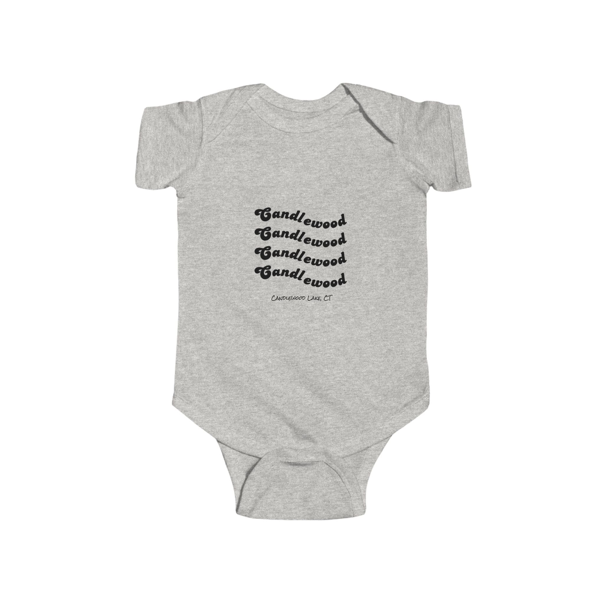 Baby-"Candlewood Lake" Baby Bodysuit, Infant Gift, Newborn Outfit, Baby Shower Present, Personalized Baby Wear