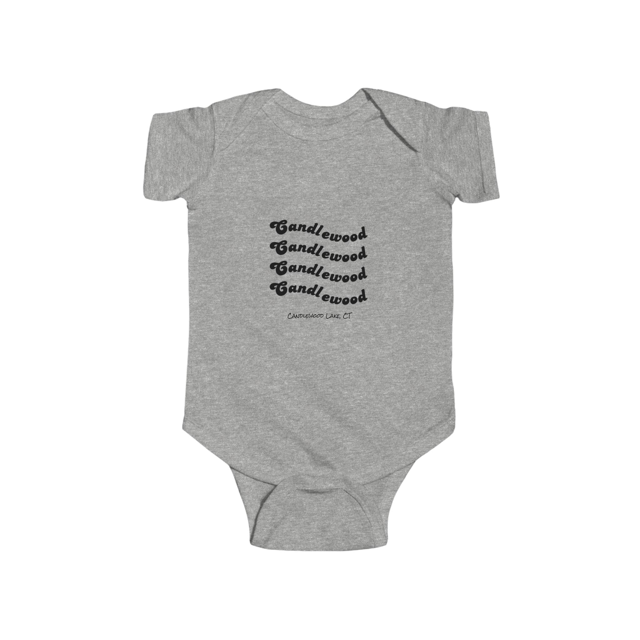 Baby-"Candlewood Lake" Baby Bodysuit, Infant Gift, Newborn Outfit, Baby Shower Present, Personalized Baby Wear
