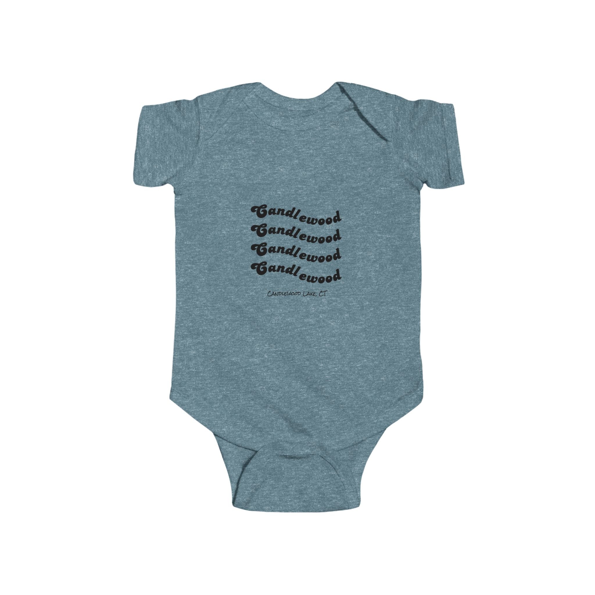 Baby-"Candlewood Lake" Baby Bodysuit, Infant Gift, Newborn Outfit, Baby Shower Present, Personalized Baby Wear