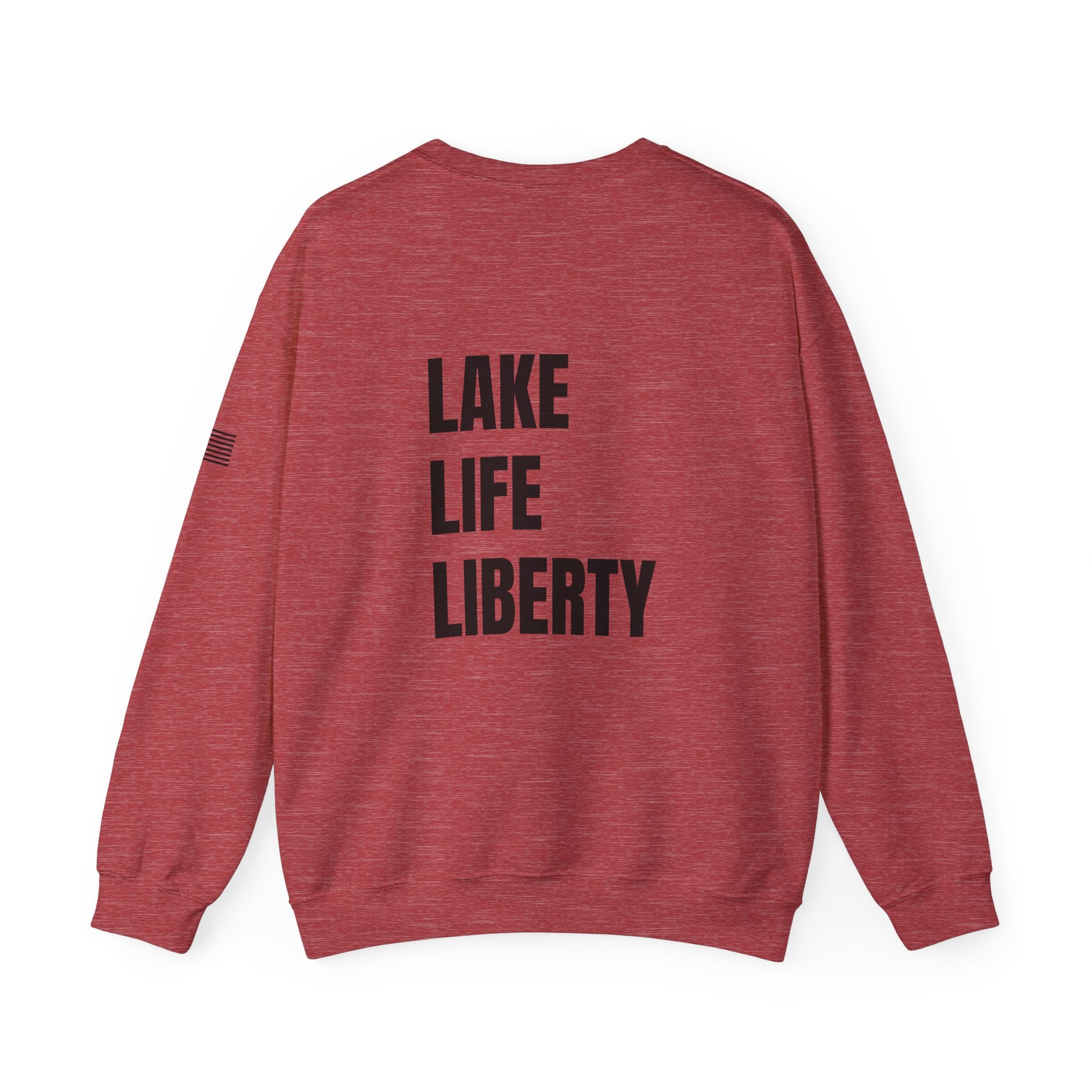 Lake Life Liberty, 'Merica Crewneck Sweatshirt
