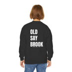Youth-(XS-XL) Old Saybrook Crewneck With Association Logo On Front- White Writing