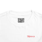Toddler Short Sleeve - "Red, White & Trouble" (Back) "'Merica" (On Front) , Perfect for Patriotic Celebrations, Kids' Summer Outfit, Fun Playdates, Gifts