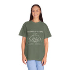 "Champs & Camps" -Camp Themed Bachelorette or Wedding Tee,  Bride Shirt, Last Trail Before The Veil, Bachelorette Party Gift, Summer Vacation Wear, [...]