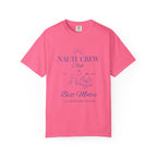 Matching shirt- "Nauti Crew-Best Mates" T-shirt, Unisex Garment-Dyed Tee for Bachelorette and Wedding Parties by the Lake-Perfect for Summer Vacations, Boating Trips, Family Gatherings