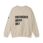 Firecracker Energy Only, 'Merica Crewneck Sweatshirt