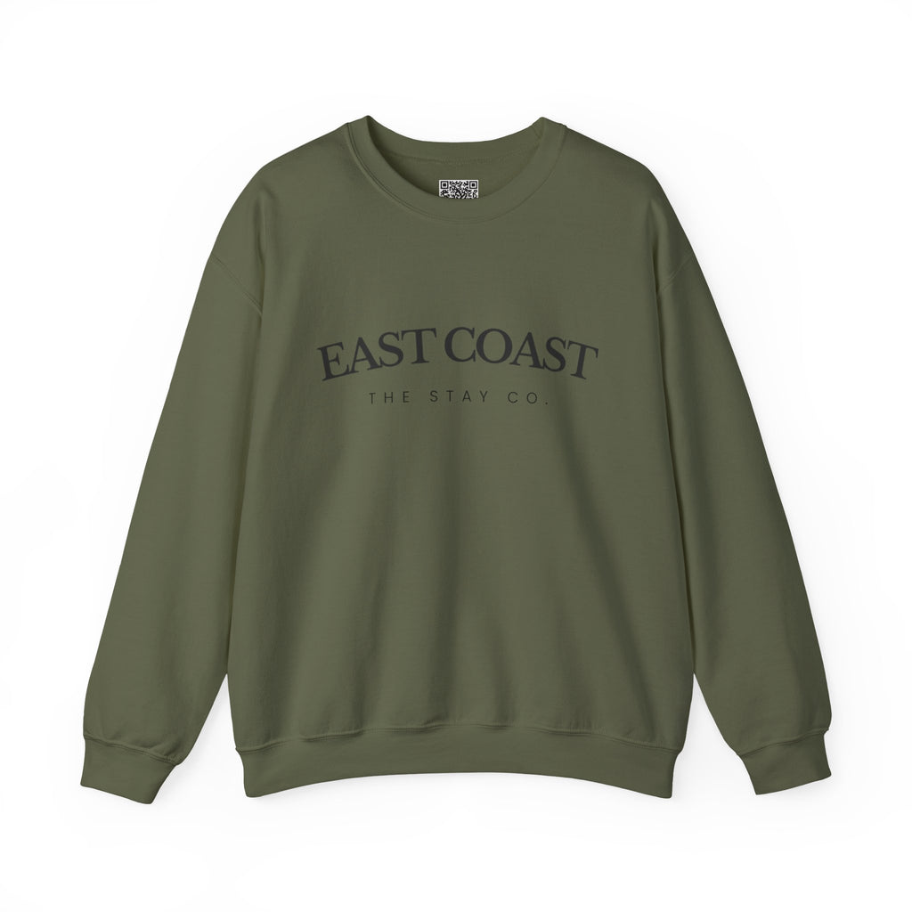East Coast Crewneck (Black Text)