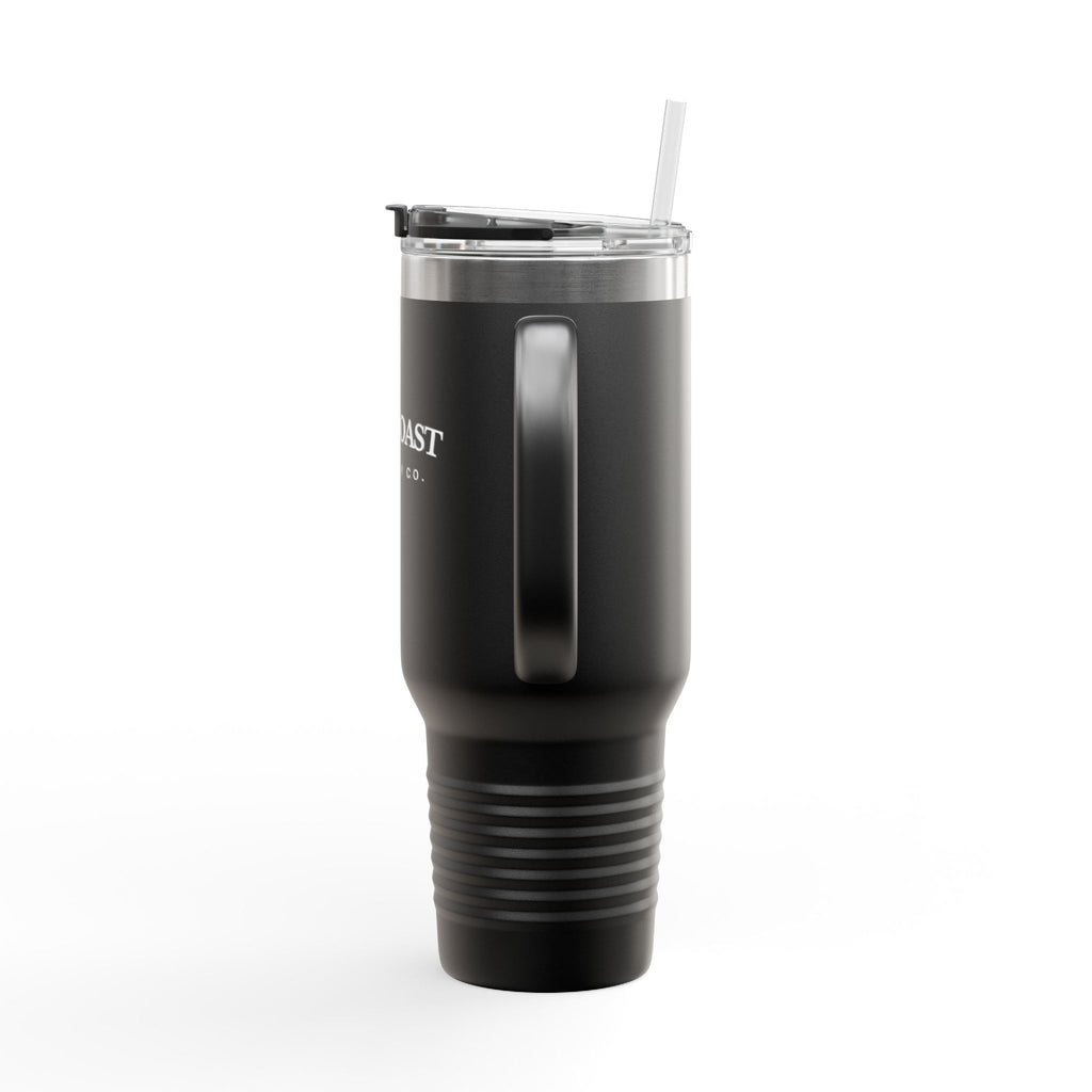 Travel Mug -40oz Insulated Cup- "East Coast" In White Writing