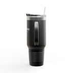Travel Mug -40oz Insulated Cup- "East Coast" In White Writing