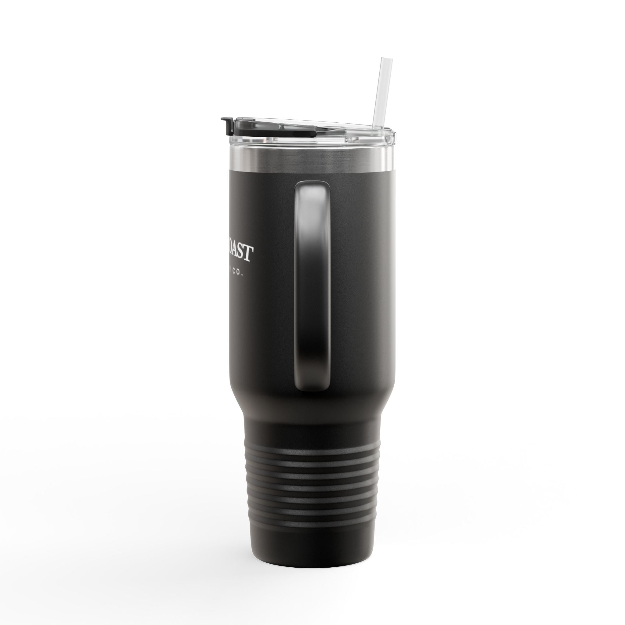 Travel Mug -40oz Insulated Cup- "East Coast" In White Writing