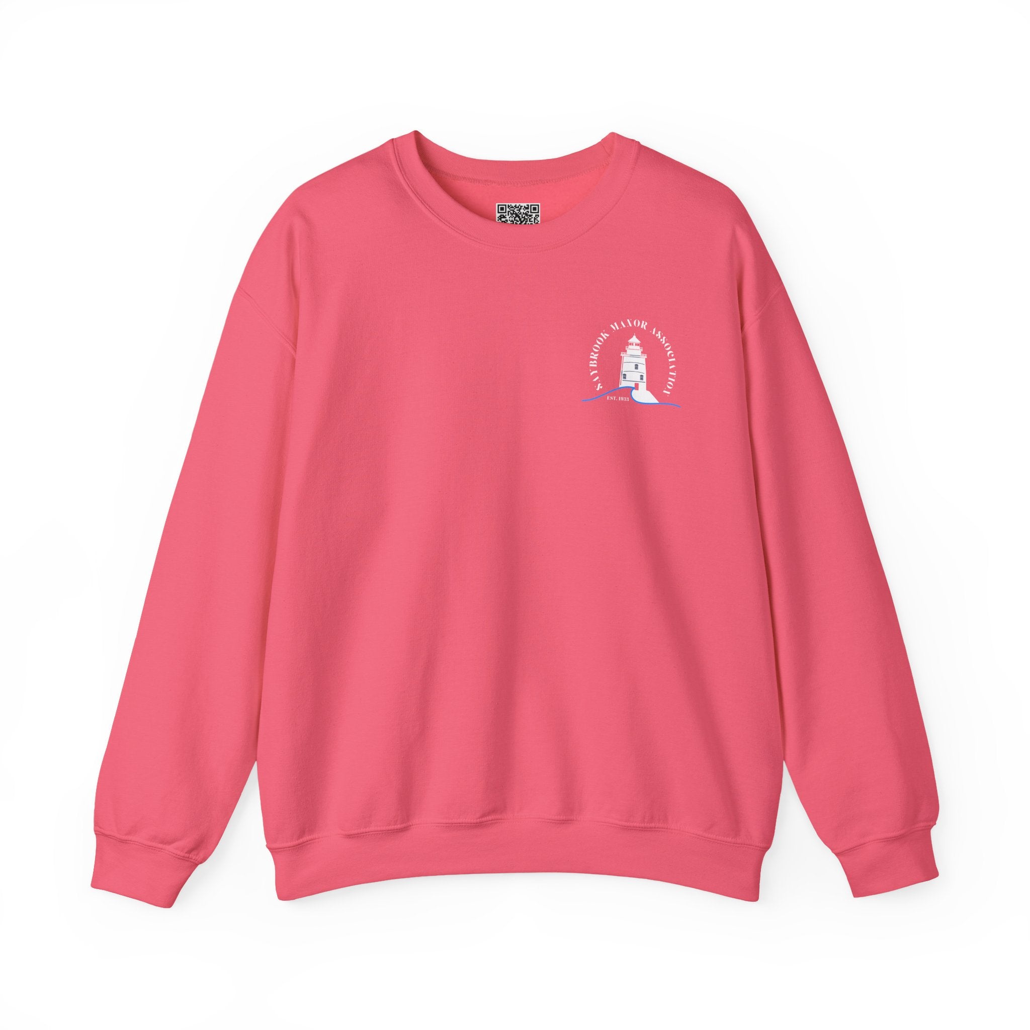 Adult- Old Saybrook Crewneck Sweatshirt With Association Logo On Front