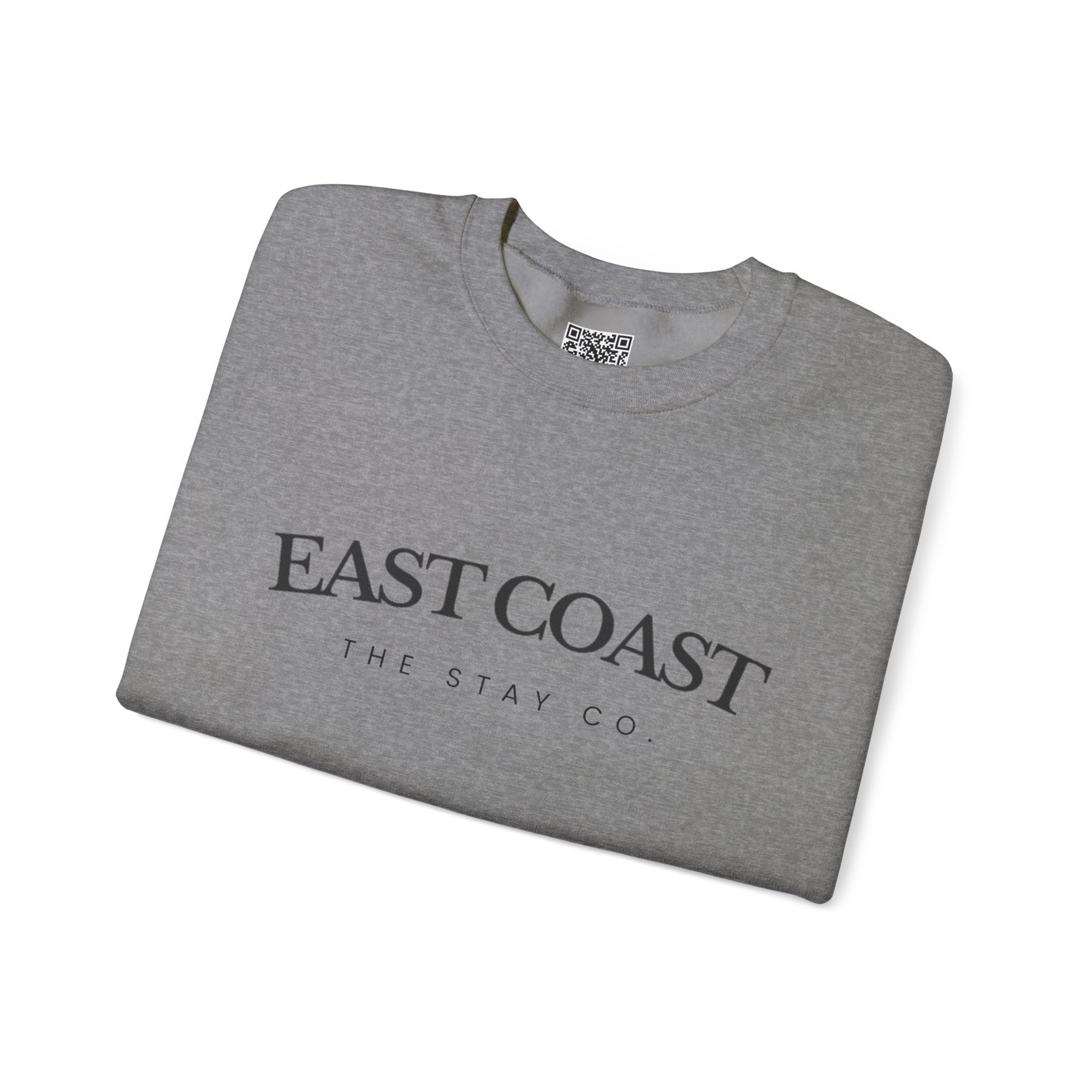 East Coast Crewneck (Black Text)
