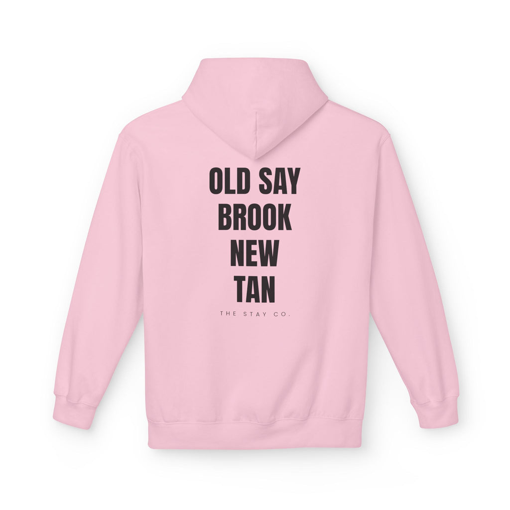 Adult- "Out Of Office" (Front) "Old Saybrook New Tan" (Back) - Hoodie