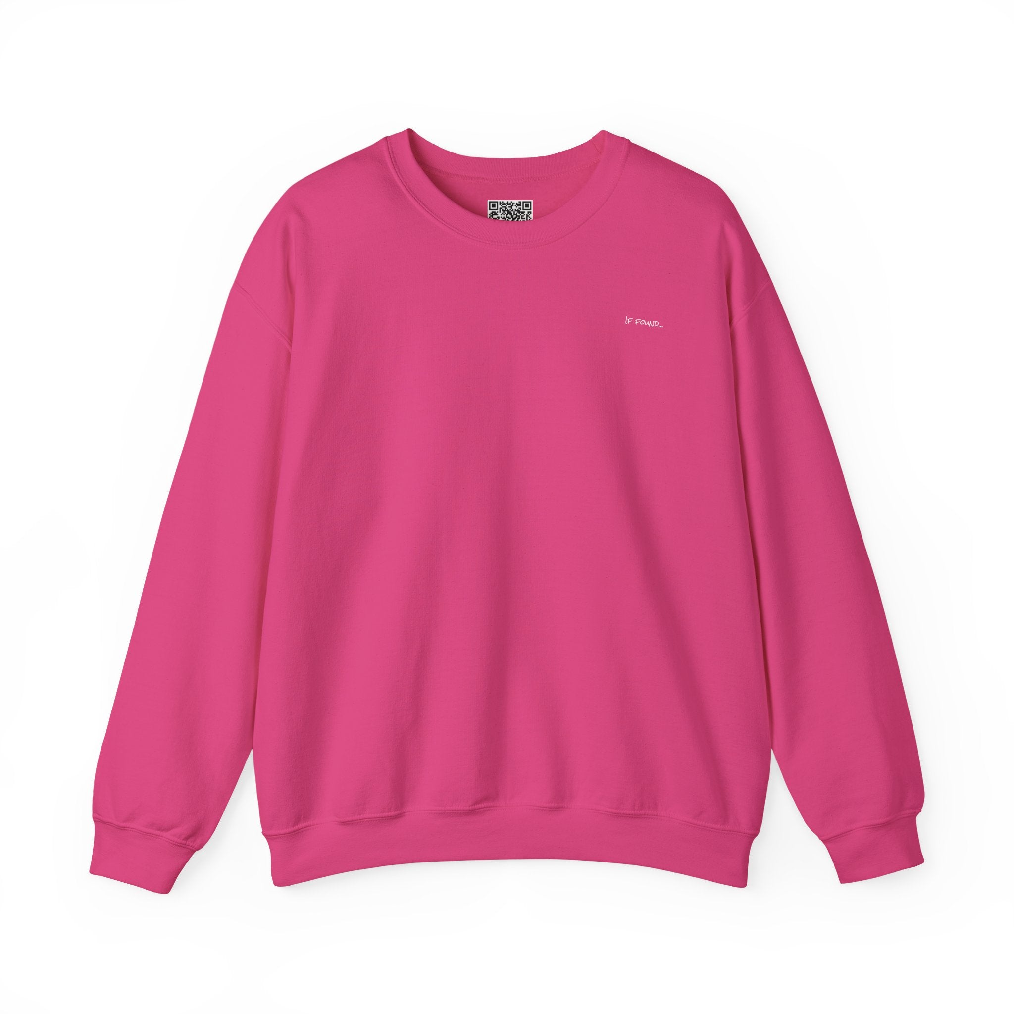 Adult- "If Found" (Front) -"Just Add Water"(Back) - White Writing-Unisex Crewneck Sweatshirt