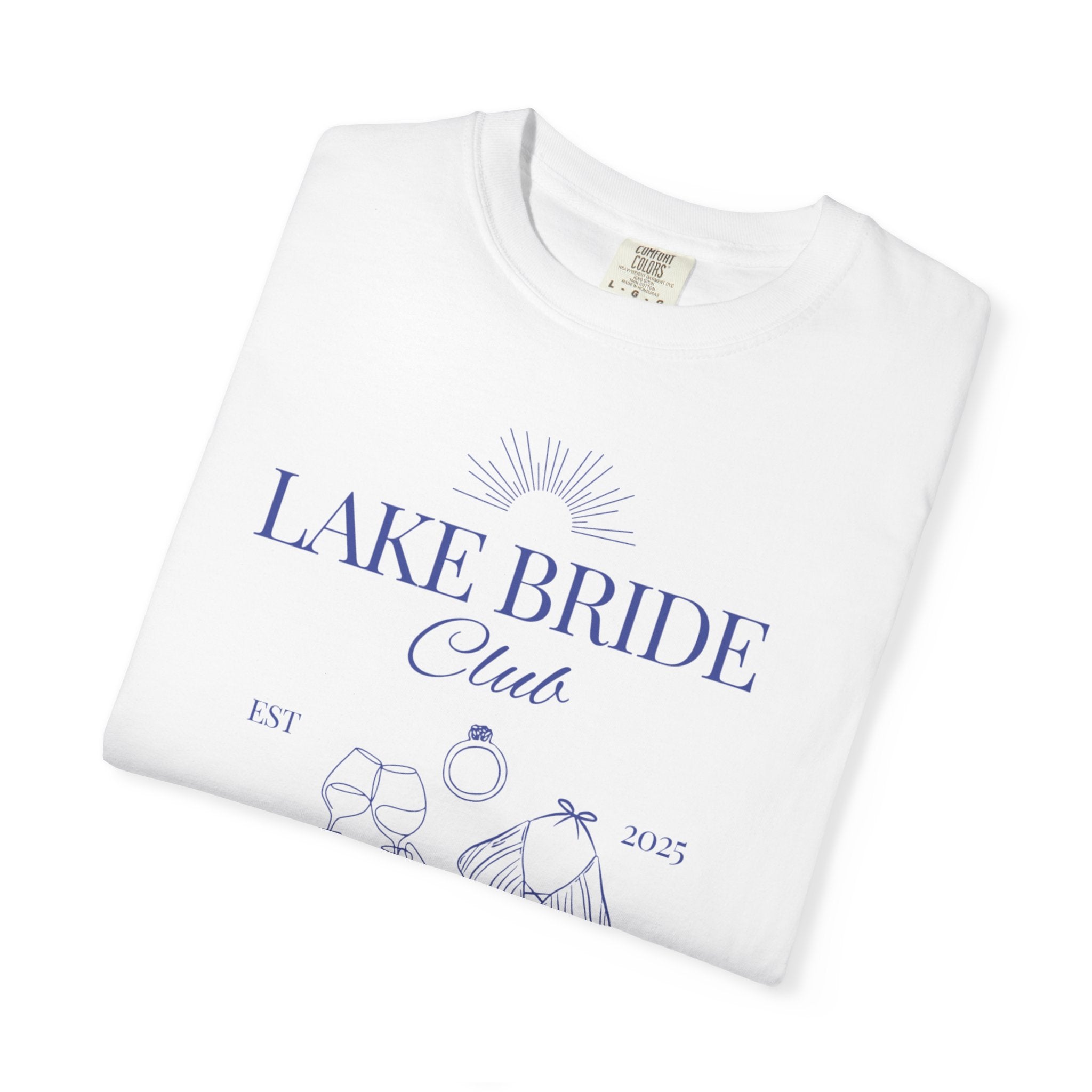 "Lake Bride Club" Unisex-Dyed T-Shirt, Nautical Bachelorette or Wedding Tee, Lake Bride Shirt, Bachelorette Party Gift, Summer Vacation Wear, [...]