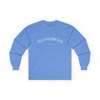 Old Saybrook Long Sleeve Tee With Light House on Back