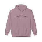 Adult-The Hamptons - Black Writing Hoodie