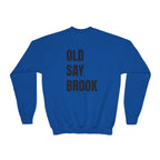 Youth-(XS-XL) Old Saybrook Crewneck Sweatshirt With Association Logo On Front
