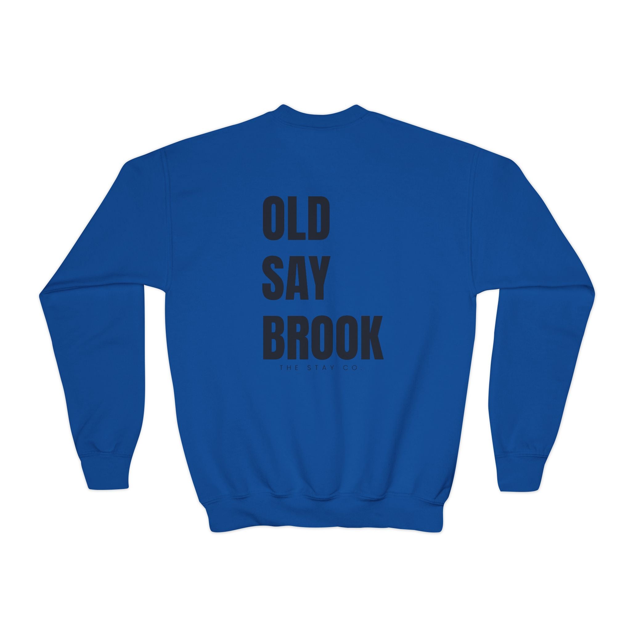 Youth-(XS-XL) Old Saybrook Crewneck Sweatshirt With Association Logo On Front